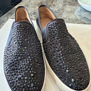 Black beaded Inc Shoes size 8 medium slip on